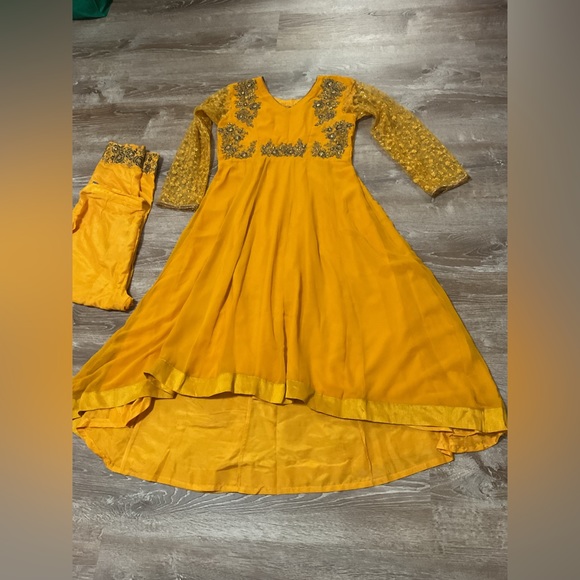 🐘 Hi-Lo 3 pc Anarkali Set - Picture 10 of 10